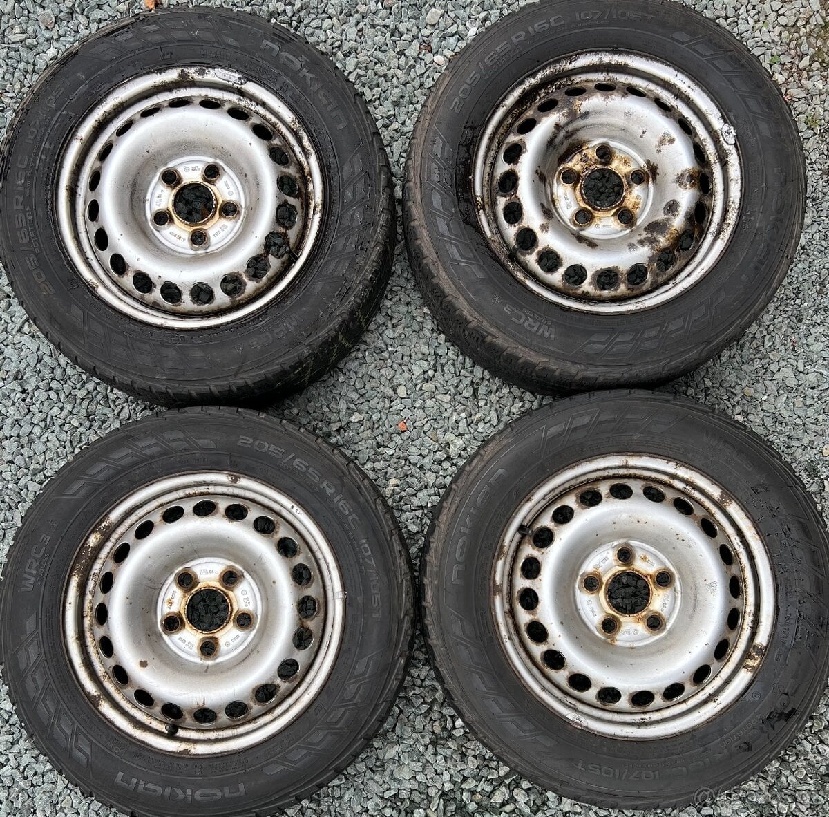 Ocelové disky VW T5, T6, Amarok 6,5Jx16 ET52, 5x120x65,1