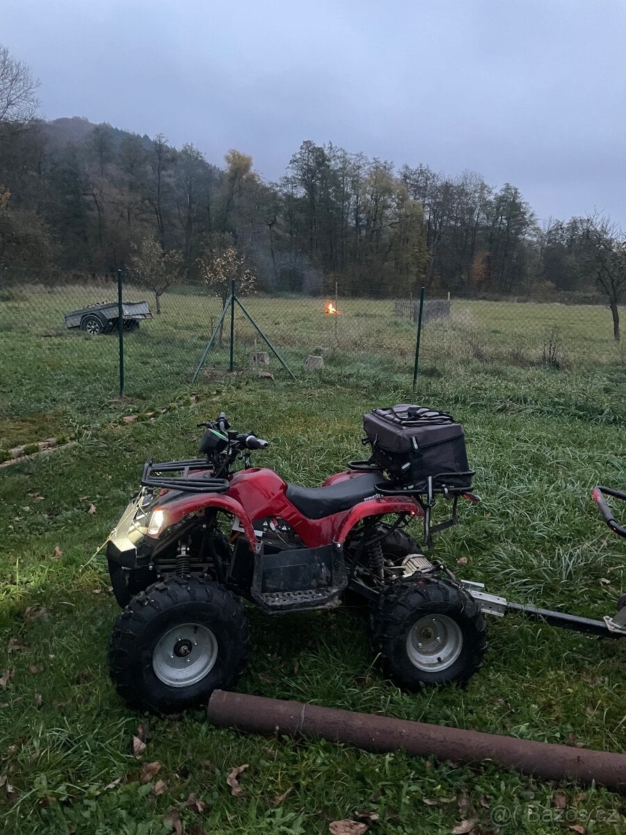 AKU čtyřkolka HECHT 56155 72V+ vozík Hecht