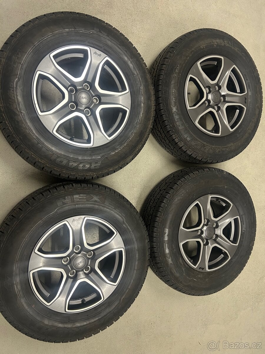 Jeep Wrangler Gladiator kola alukola r17 245/75