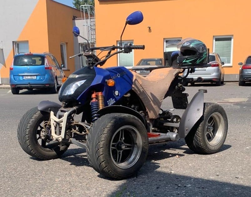 Čtyřkolka Bashan 300 s SPZ a STK