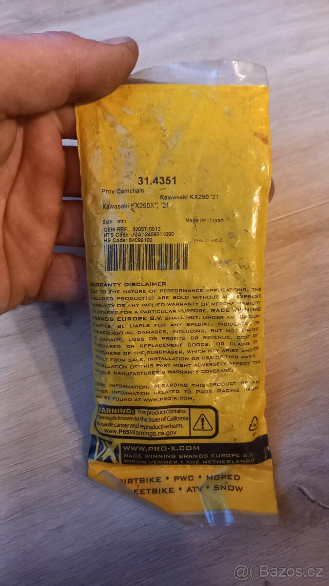 Kawasaki KXf250 Rozvodový řetěz ProX - NOVÝ