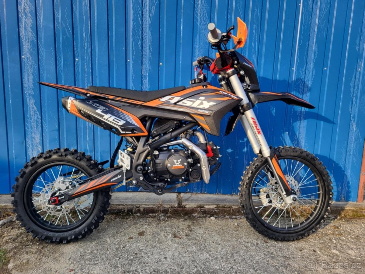 Pitbike ASIX XB-48 125ccm 17"/14" E-START + světlo