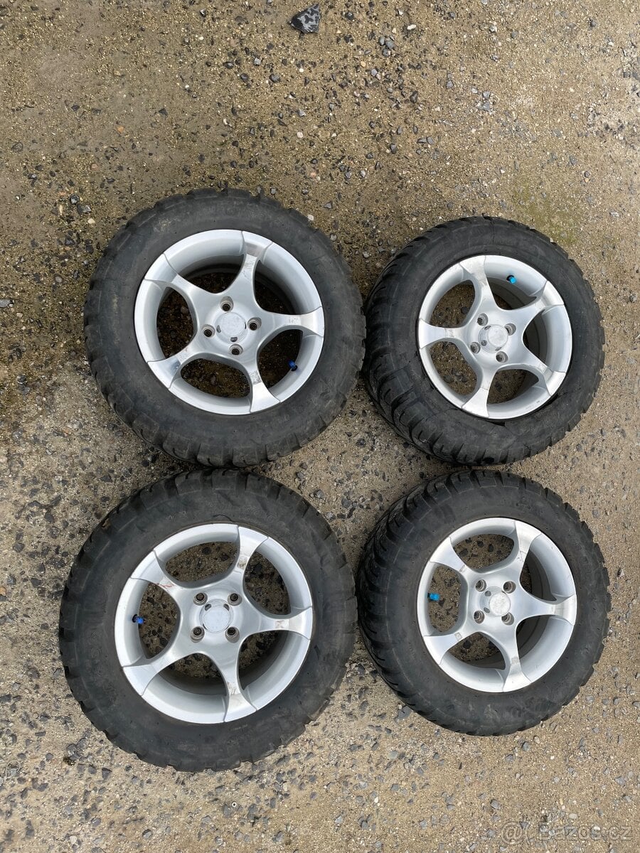 Alukola na čtyřkolku 14” rozteč 4x100