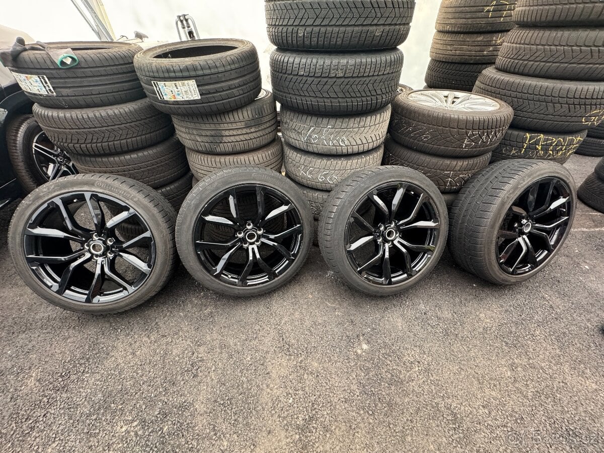 Prodam orig ALU kola R22 Range Rover vč zimnich pneu