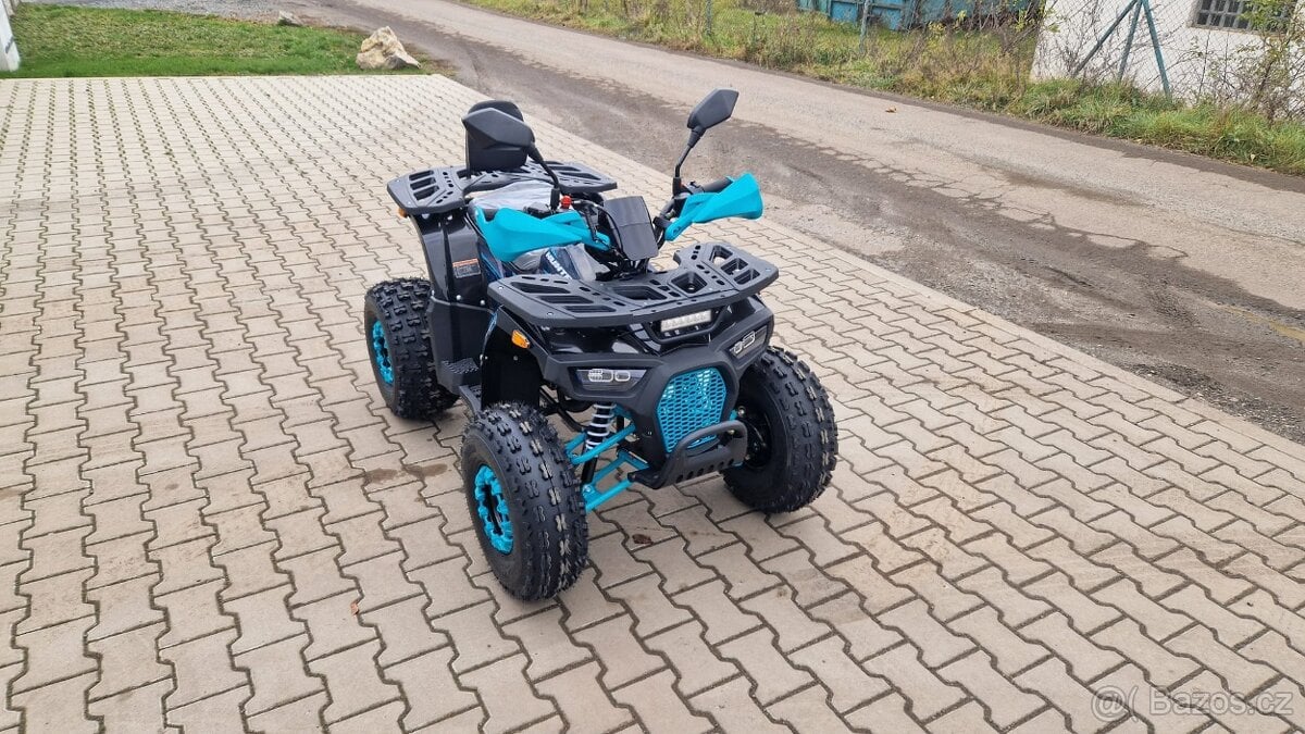 Dětská čtyřtaktní čtyřkolka ATV Hunter II 125ccm, 3 rych.mod