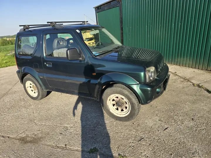 suzuki jimny jimmy 1.3i rok 2001 59kw zelena farba
