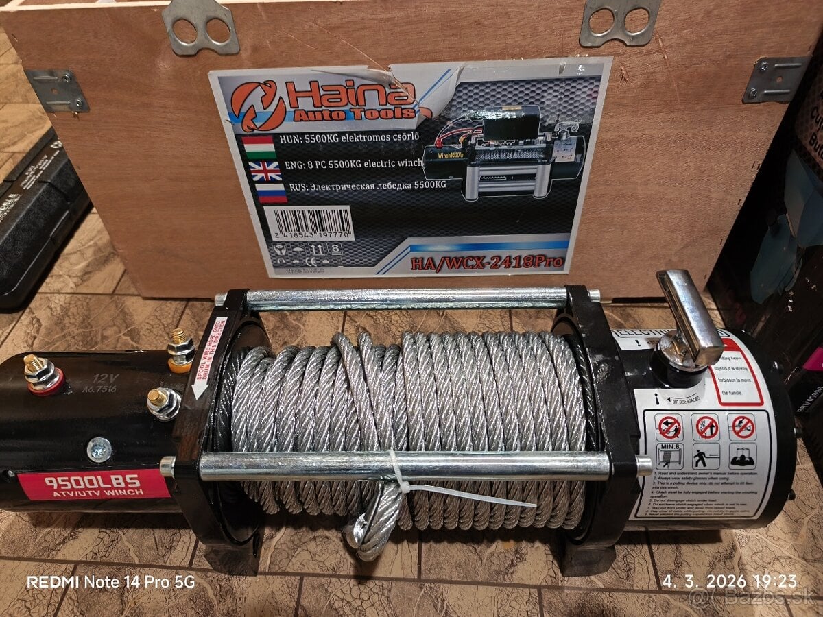 Navijak 12v, 9500lbs