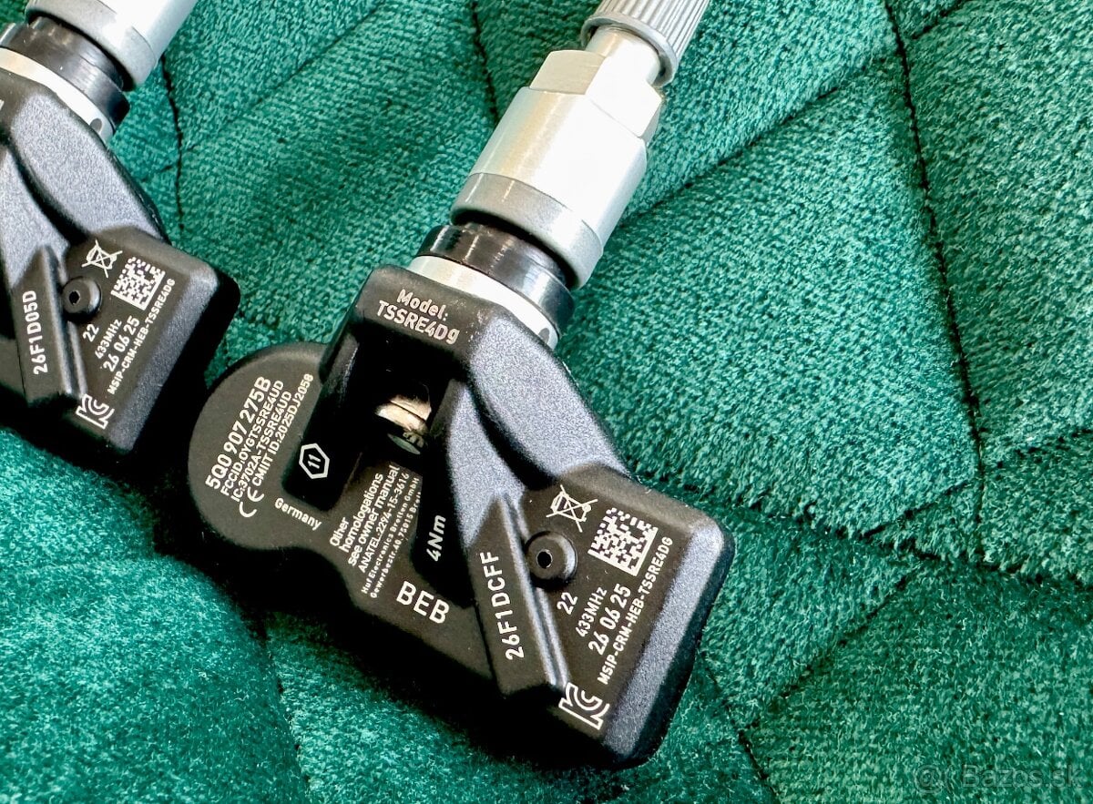 ✔️®Originálne  SENZORY tlaku 4ks  -  Škoda - VW - AUDI