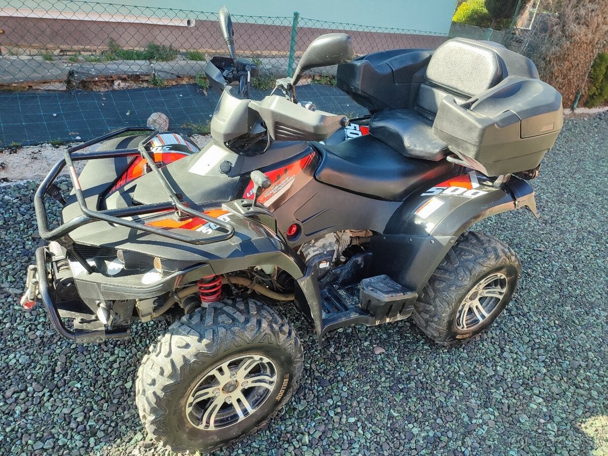 Predám štvorkolku 4x4 Linhai 500