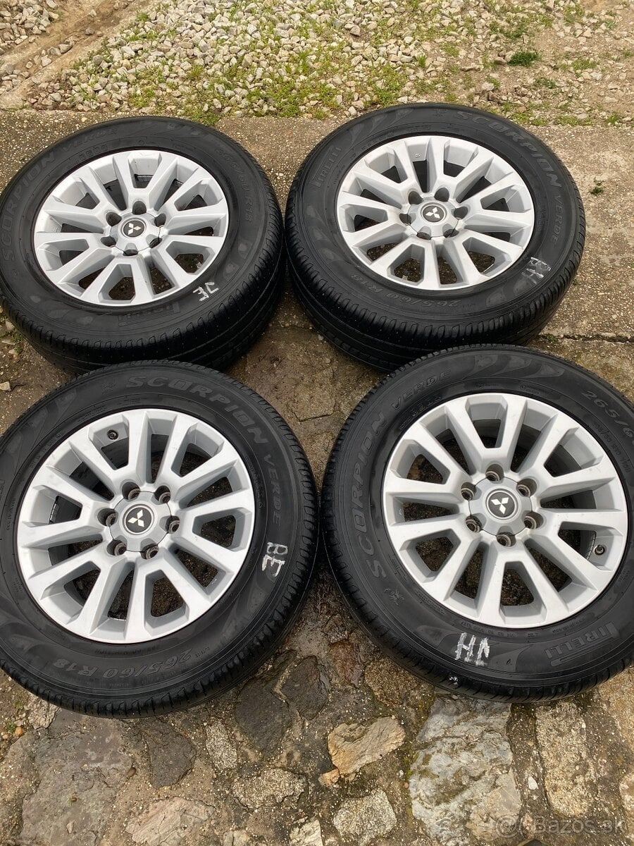 Elektróny Alu disky Toyota 6x139,7 R18