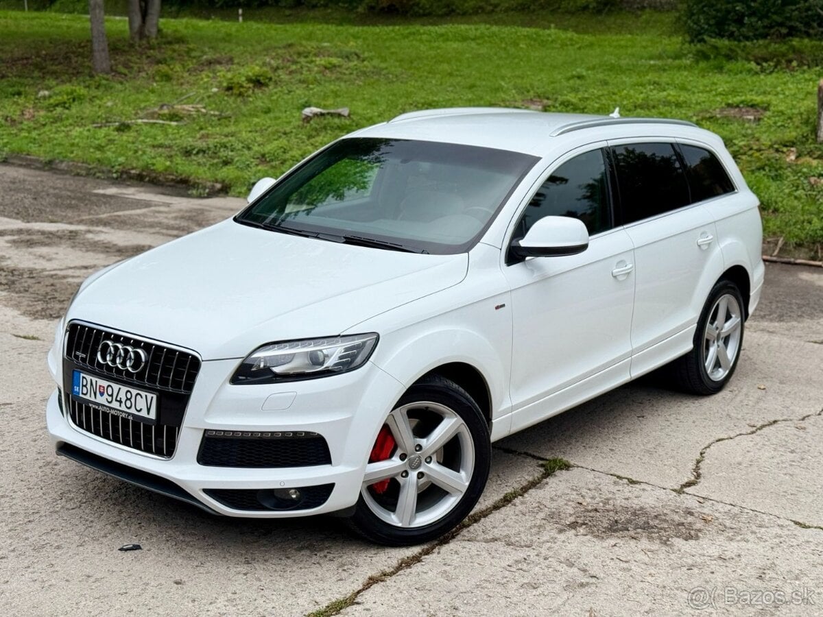 Audi Q7 3,0 TDi S Line