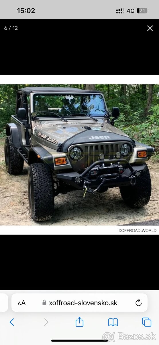 pevnostny naraznik wrangler TJ