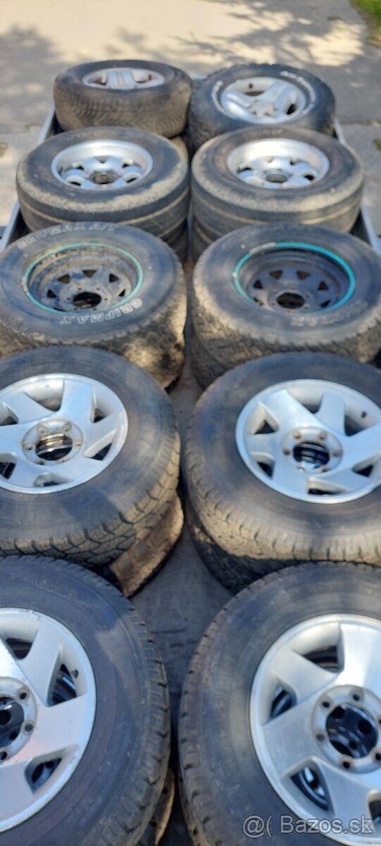 Offrod disky s pneu 15" a 16"