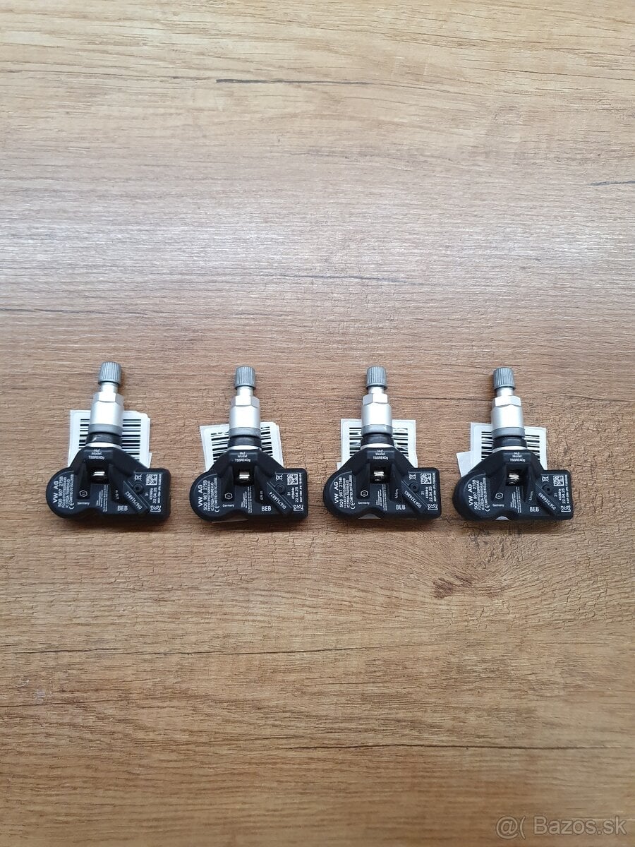 NOVÁ Sada 4ks senzor tlaku pneu TPMS Škoda, VW, Audi r.v.25