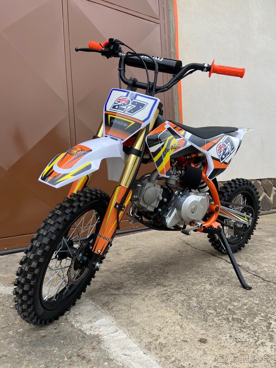 Nový - PITBIKE APAQ XB-27 125ccm – poloautomat 14/12 e-start