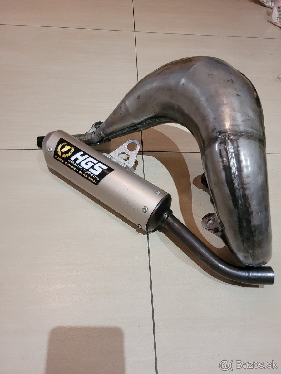 HGS koleno vyfuku a koncovka na KTM SX 85