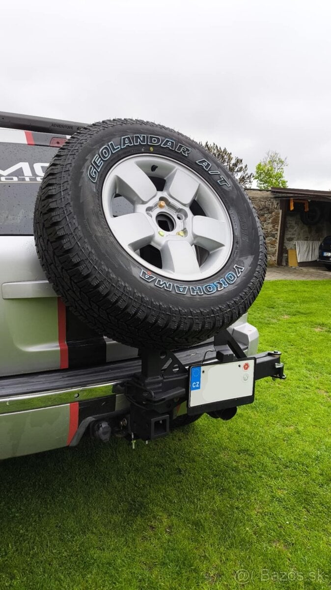 Offroad - držák rezervního kola do US tažného CAD/DXF/STL