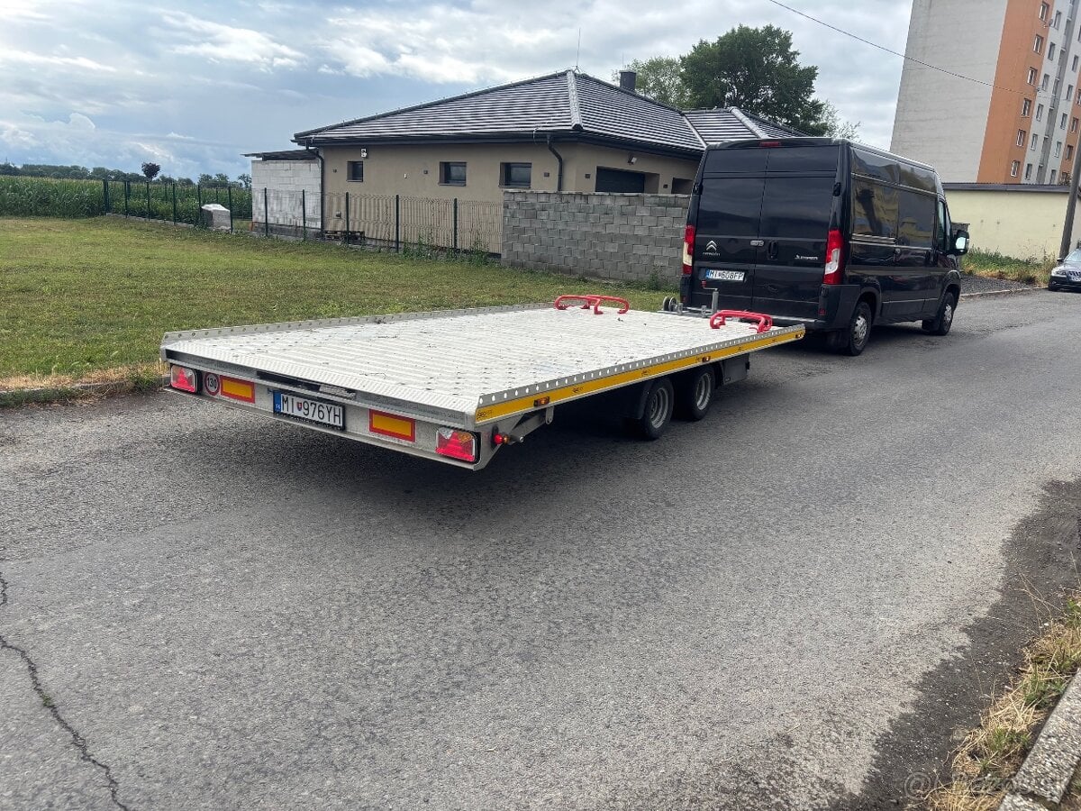 Predám hliníkový autoprepravník Gromex 2700 kg