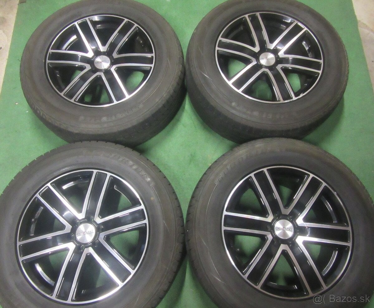 R18 Letná sada DEZENT rozteč 6x114,3 255/60R18 NISSAN NAVARA