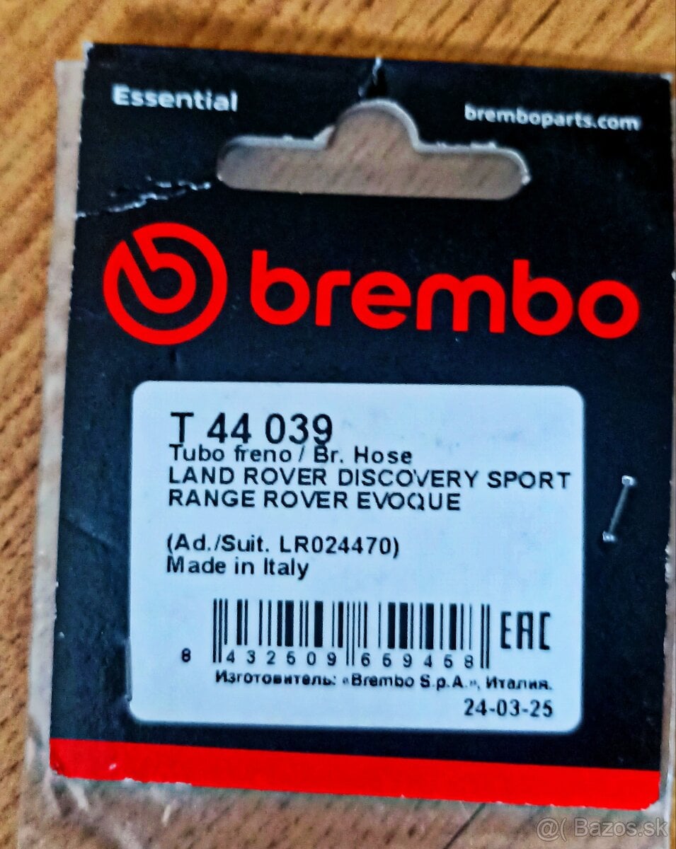 Brzdová hadica LAND ROVER