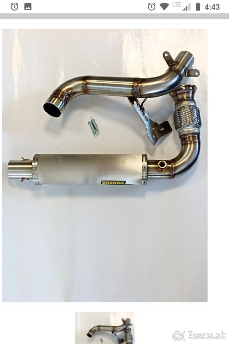 Can am maverick X3,  Výfuk