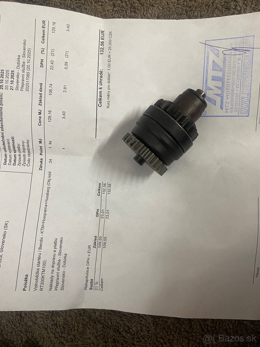 Voľnobežka štartér