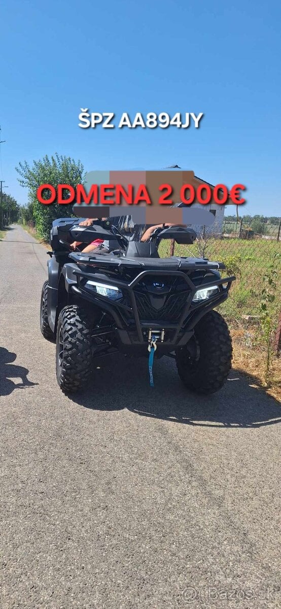 Ukradnuta stvorkolka cf moto 625