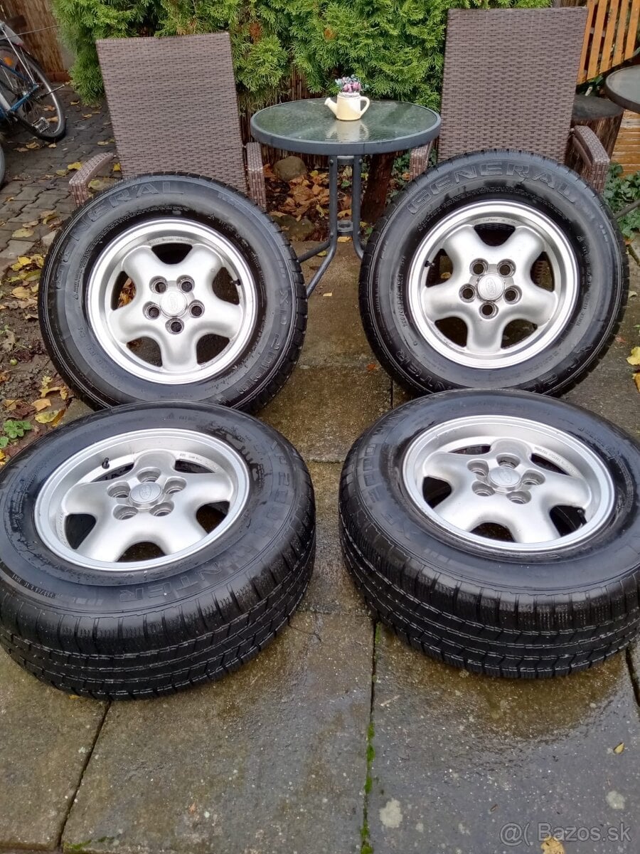 Hliníkové disky Range Rover R16-Komplet so zimnými pneumatik
