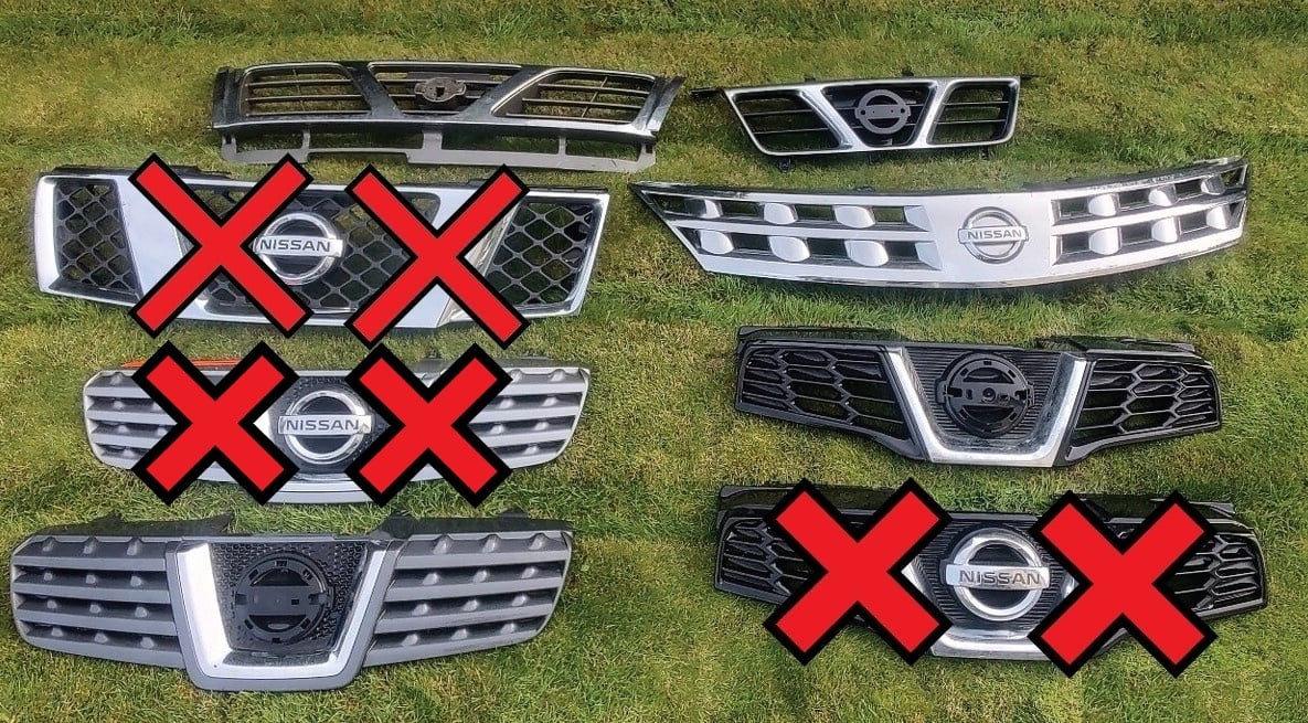 Nissan Qashqai, Patrol, X-Trail - predna maska