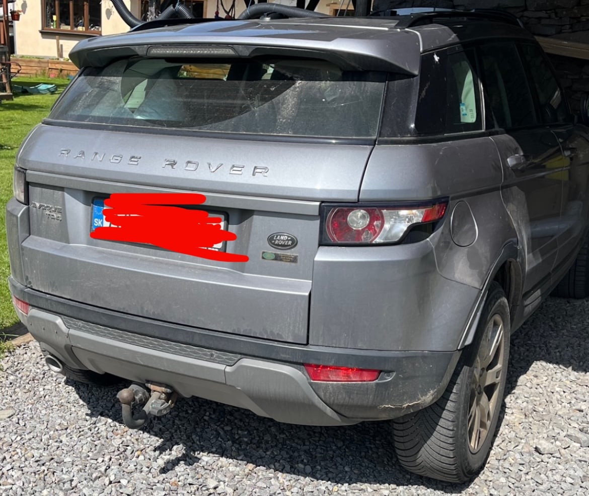 Zadny naraznik - Range rover evoque