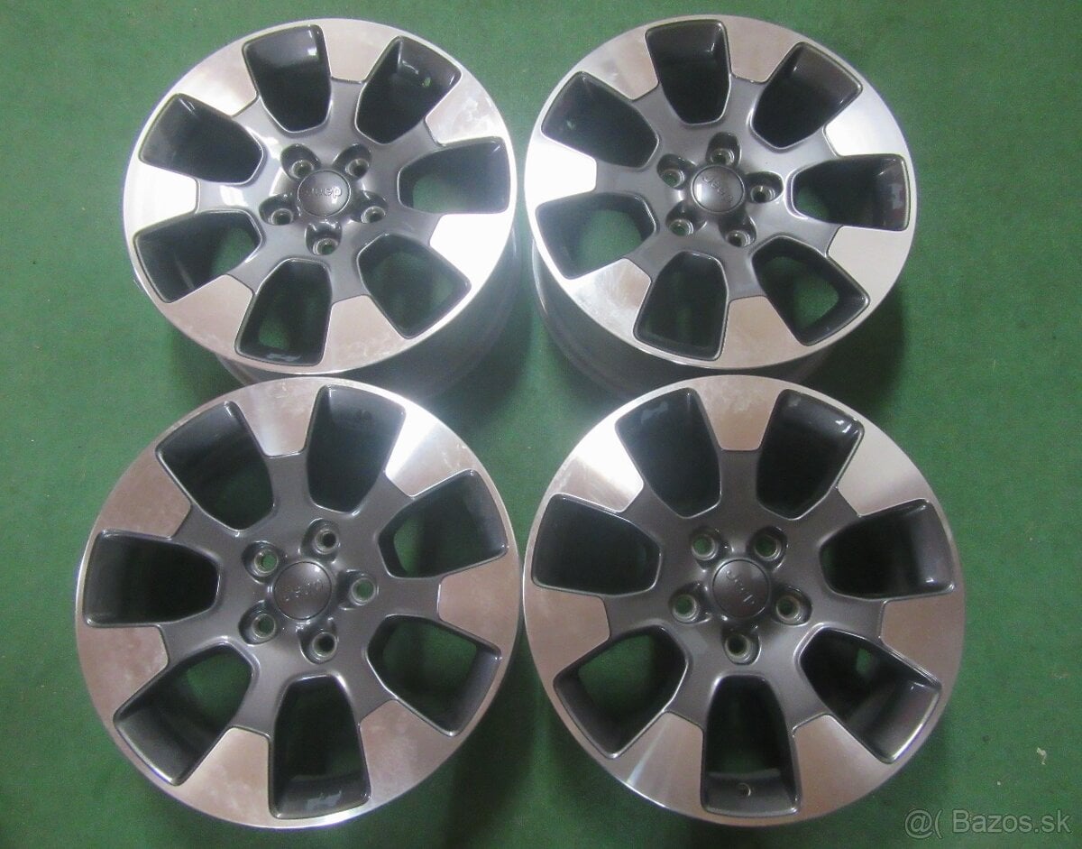 R18 hliníkové disky Jeep wrangler rozteč 5x127 ET44,45