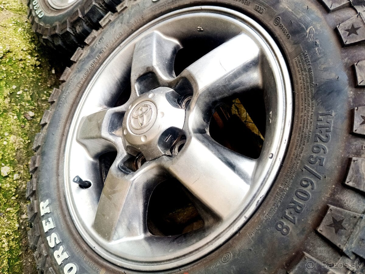 Toyota Land Cruiser J100 J200 R18 sada kolies