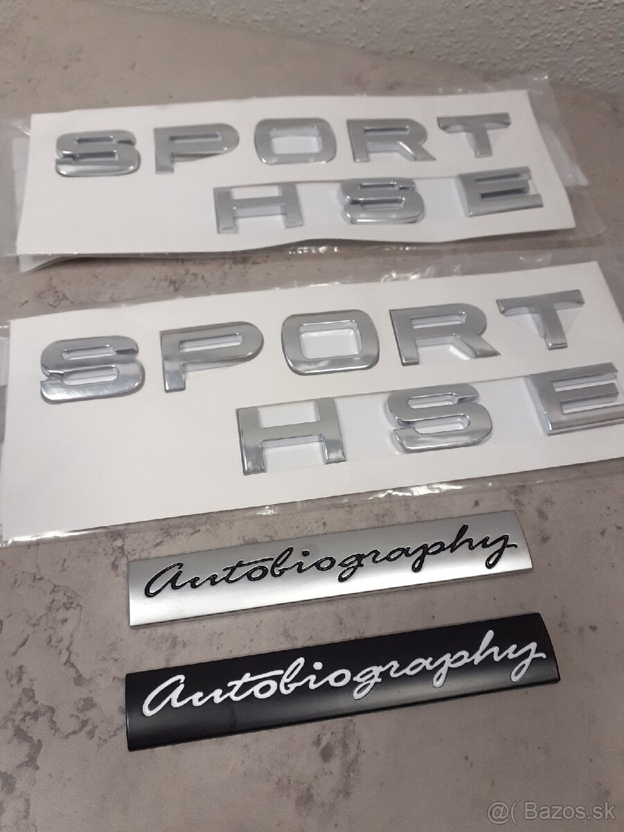 Logo / emblém Range Rover Sport Autobiography