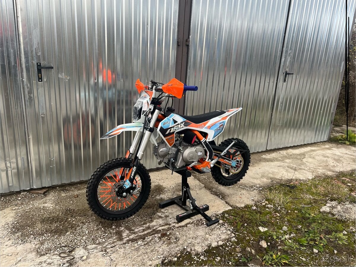 Pitbike asix xb27 125cm3 14/12 el start + zaruka