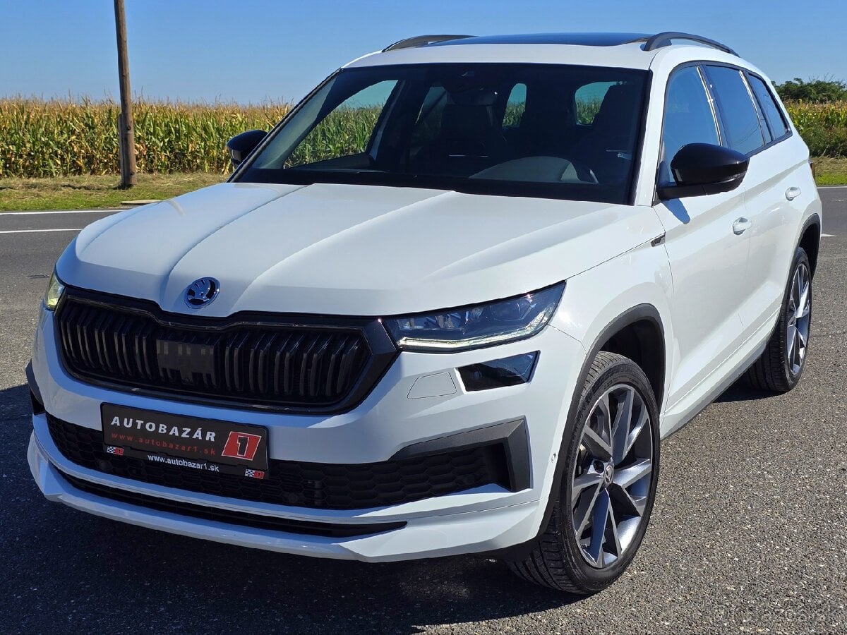 ✅️Škoda Kodiaq Sportline 2.0.TDI 147kw 4x4 2022,Pano,Ťažné✅️