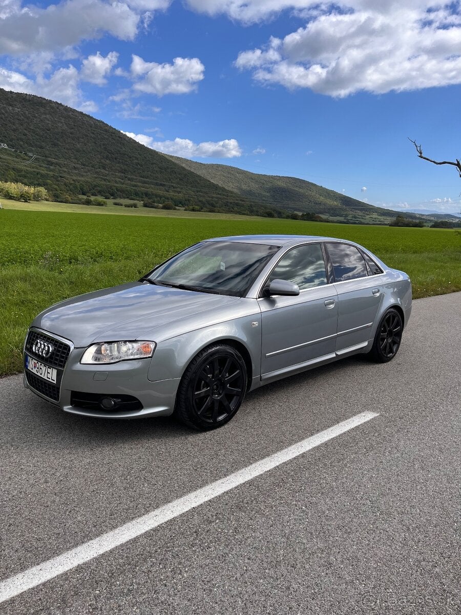 Audi A4 B7 2.0 TDI 3x S-line – vymením za 4x4 vhodné do lesa