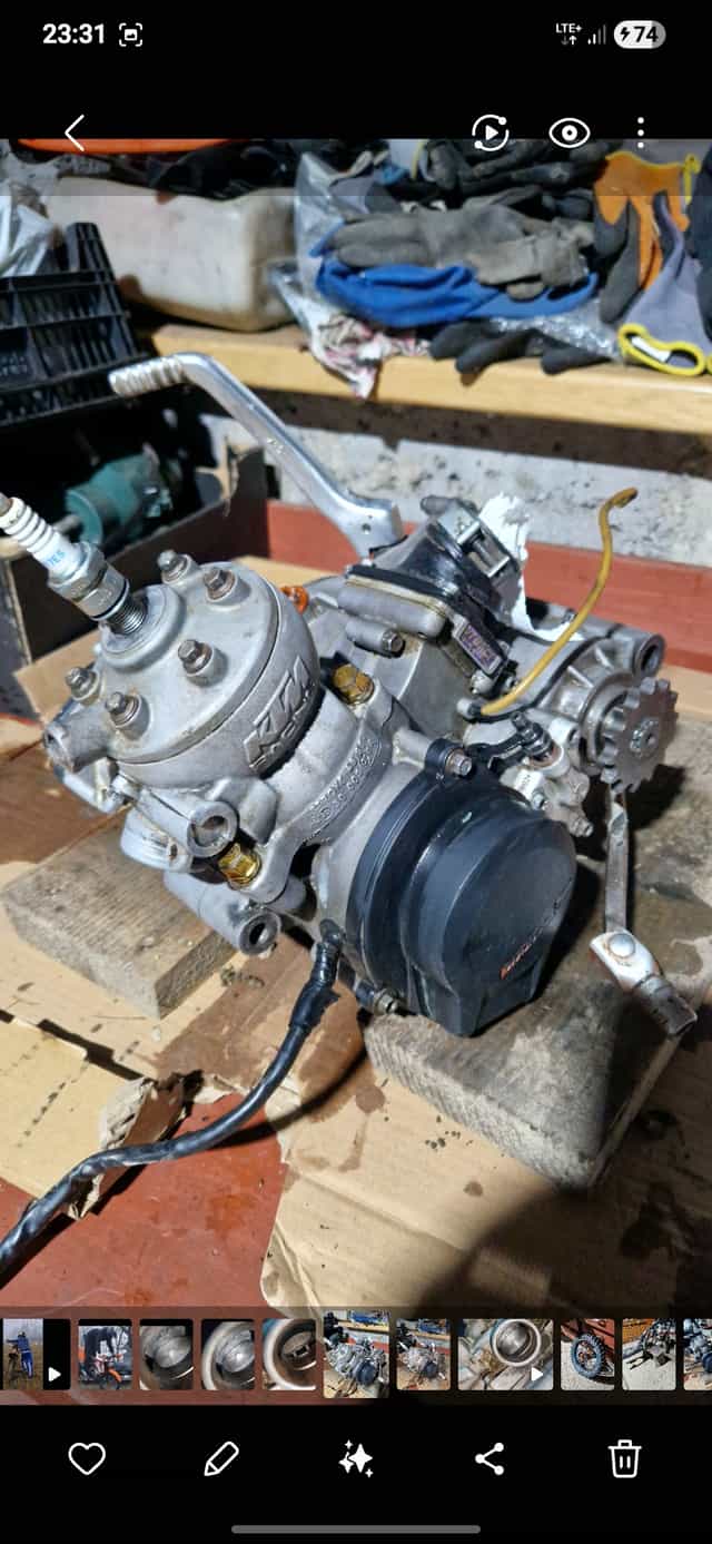 KTM SX 105 2t 7mth na tloku Opis!!! Cena do rozsąnej negocjacji