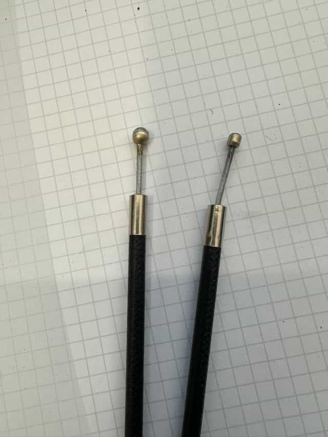 Originál bowdeny opletené bavlnou