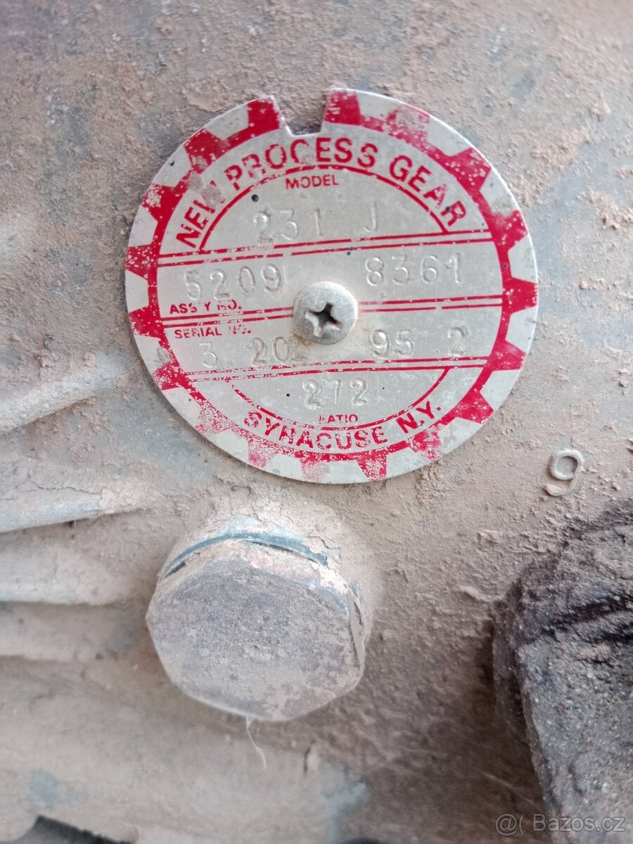 Přídavná převodovka Wrangler yj