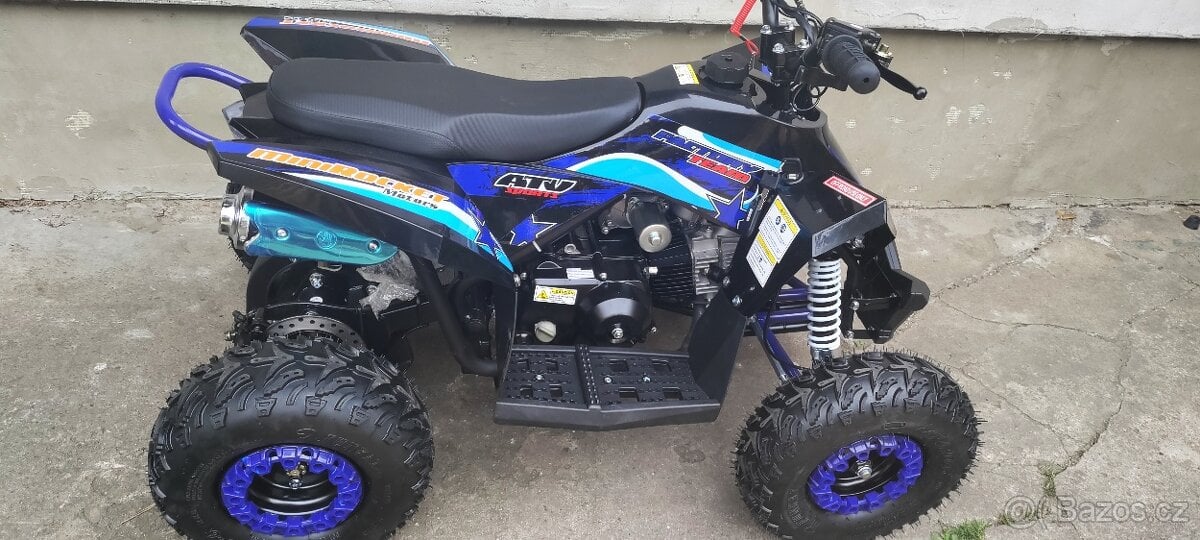 Nová dětská benzinová čtyřtaktní čtyřkolka 90 ccm 6"kola