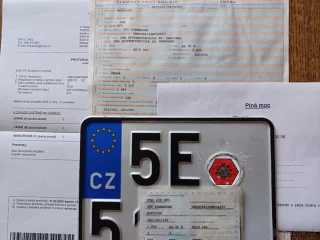 KTM LC8 990 SMT SUPERMOTO - DOKLADY, NÁHRADNÍ DÍLY