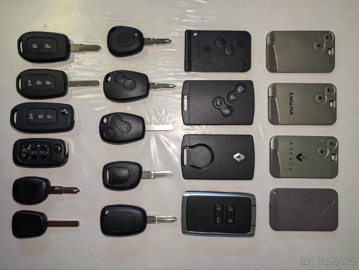 Startovaci klíč Dacia Duster, Sandero, Logan + nakodování