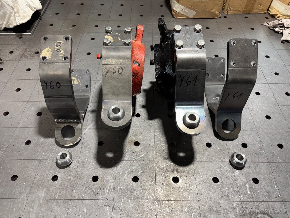 Príruba na osadenie hydroriadenia na nápravu Nissan Patrol