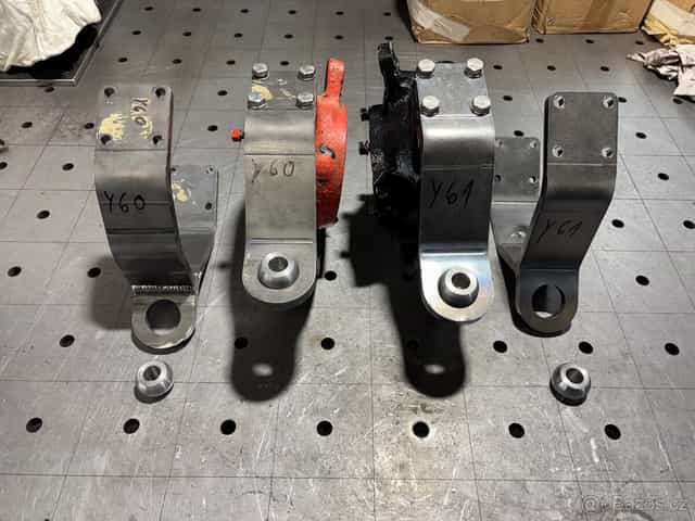 Príruba na osadenie hydroriadenia na nápravu Nissan Patrol