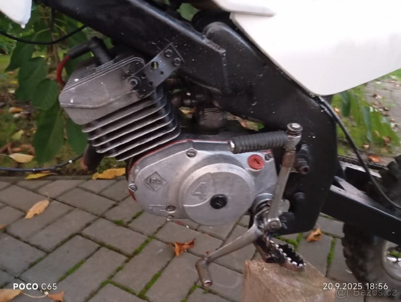 Pitbike s motorem simsona