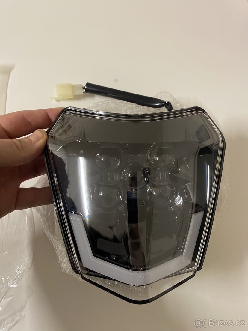 KTM EXC LED světlo, černé s LED páskem, nové, homologace