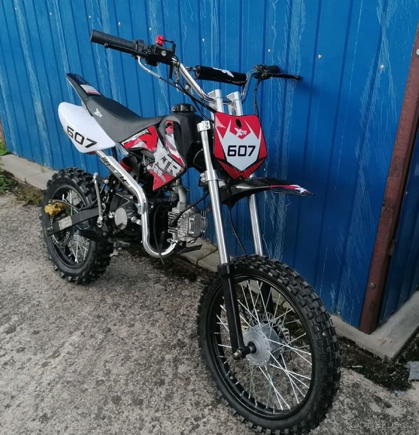 Pitbike XTR607 125cc 17/14 červený