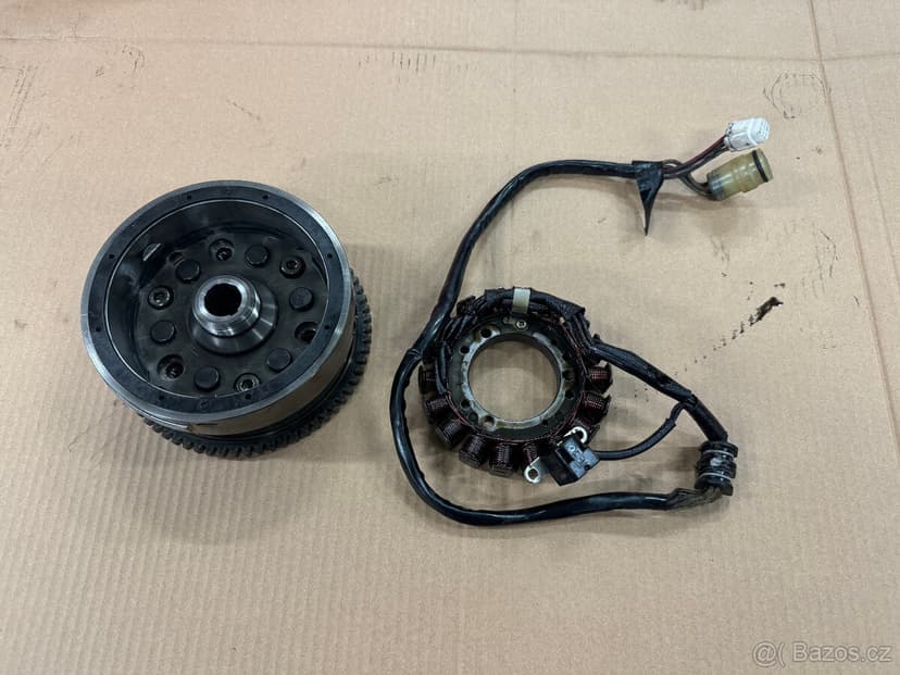 Yamaha Grizzly 660, stator, rotor, magneto, volnoběžka