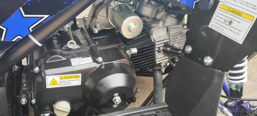 Nová dětská benzinová čtyřtaktní čtyřkolka 90 ccm 6"kola