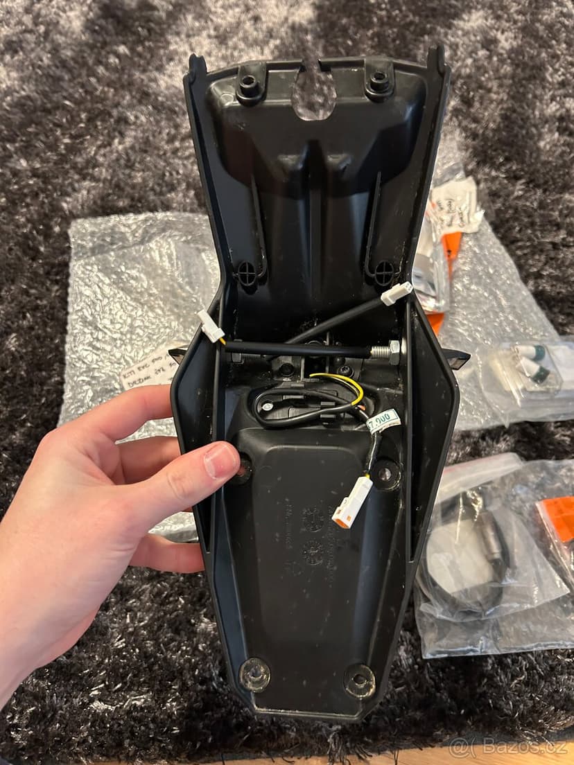 Ktm exc diely na STK, svetlo, podblatnik